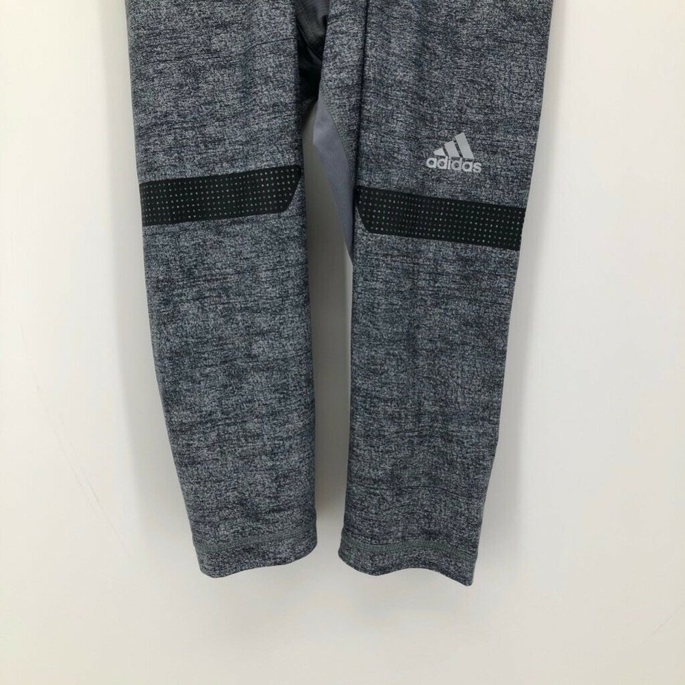 Adidas Climachill Mens 3/4 Tights Gray TechFit L - Picture 3 of 11